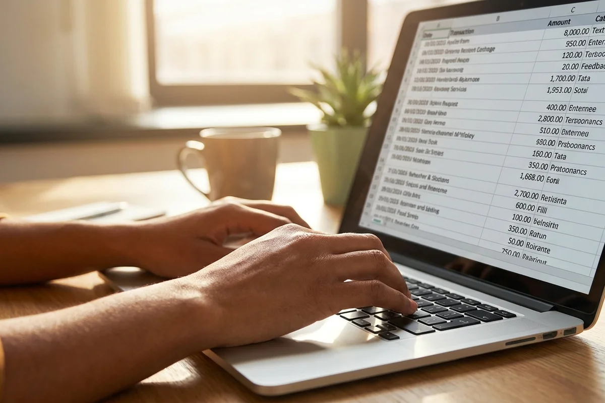 CSV data being converted to a formatted Markdown table in a browser window